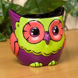 Ceramic Bisque Owl Planter Ceramic Bisque Owl Planter